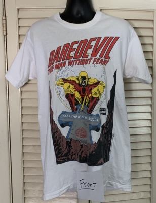 Vintage Daredevil Yellow Costume/Graveyard Shirt L