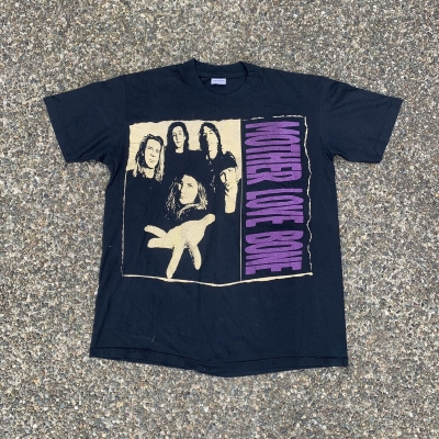 Vintage 1980s Mother Love Bone Band T- Shirt