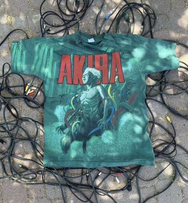 Vintage Akira Tetsuo Anime All Over Print T-Shirt Size XL