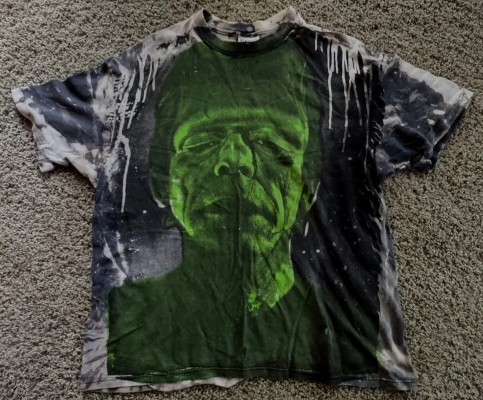 Vintage Glenn Strange Frankenstein Mosquitohead Vintage shirt XL