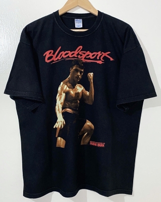 Vintage Bloodsport Jean Claude Van Damme Movie Promo T-shirt