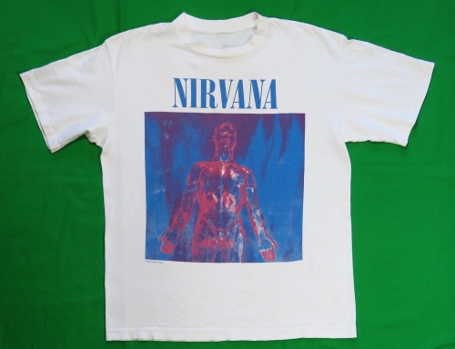 Vintage Nirvana Vintage T Shirt 1990's Seattle Grunge Sliver