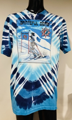 Vintage 1990 Grateful Dead Telluride Ski Tie Dye GDM t-Shirt Sz XL