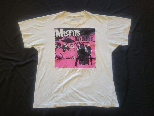 Vintage 1982 Misfits Walk Among Us Shirt Screen Stars Size Large