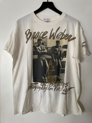 Vintage Bruce Weber / Patricia Field 1985 White Tiger collaboration t-shirt