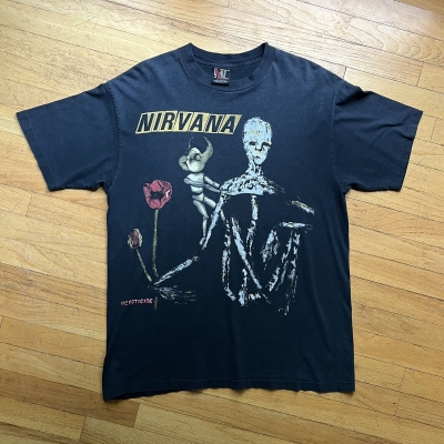 Vintage nirvana incesticide t-shirt black