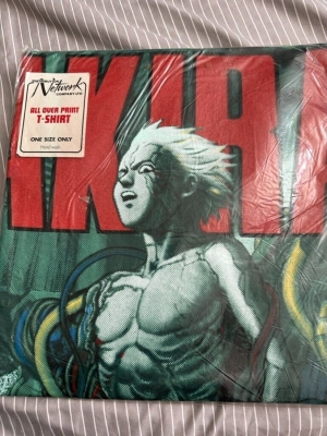 Vintage 1988 AKIRA ‘TETSUO AWAKENING’ XL GREEN, ORIGINAL PACKAGE T-shirt