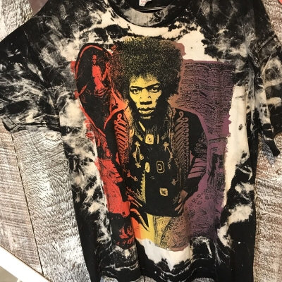 Vintage Jimi Hendrix Mosquitohead 80s All Over Print T-shirt Stedman XL