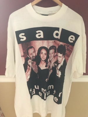 Vintage 90s Sade "Summer Deluxe" tour concert t-shirt