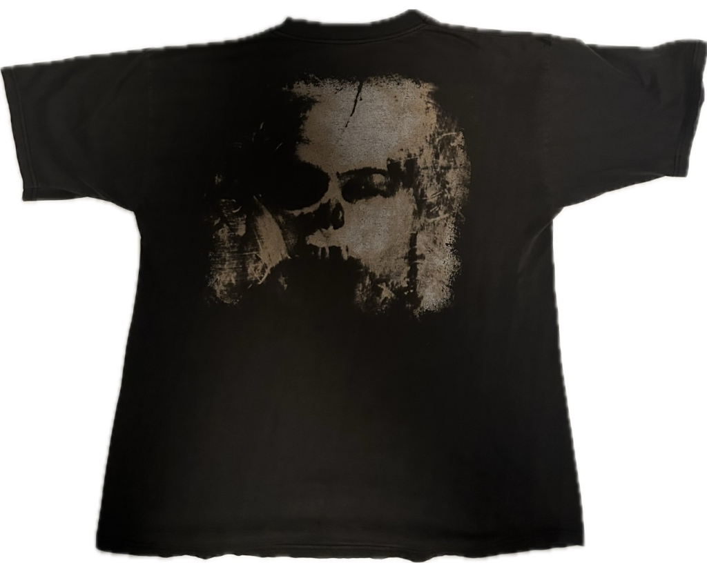 Back of OG Vintage Cypress Hill Black Sunday t-shirt