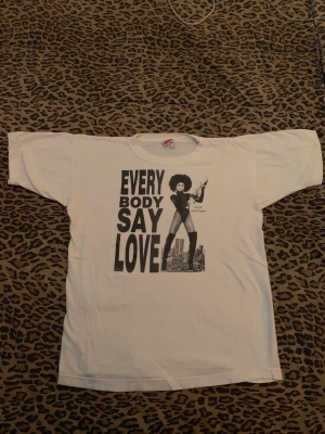 Vintage 1988 RuPaul Super RARE T-shirt STARR BOOTY Everybody Say Love