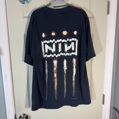 Vintage Nine Inch Nails NIN The Downward Spiral Band Tour sz XL 1994