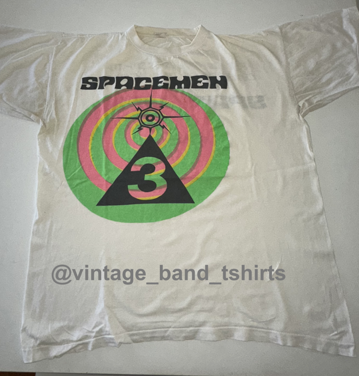 vintage original spacemen 3 t-shirt front