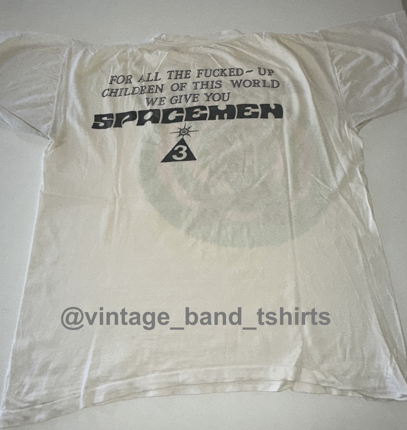 vintage original spacemen 3 t-shirt back