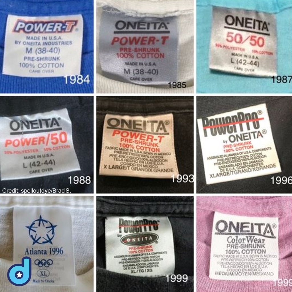 power-t, 100% cotton, 50/50, power/50, powerpro, atlanta 1996, colorwear, made in mexico