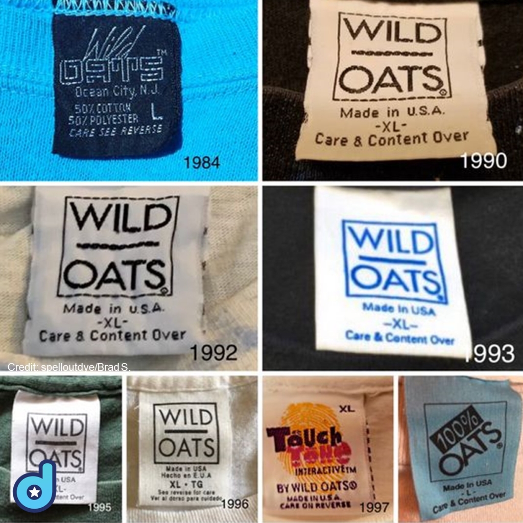 wild oats, made in usa, touch tone, 100% oats