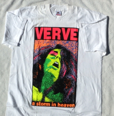 Vintage THE VERVE "A Storm In Heaven" RARE Original 1993 Large Promotional T-Shirt