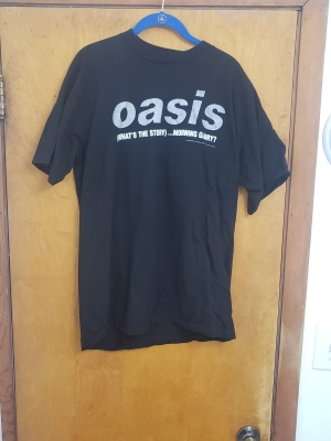 Vintage XL 1995 Oasis band What's The Story Morning Glory t-shirt