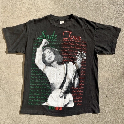 Vintage 90s SADE T Shirt 1993 Love Deluxe Tour Bootleg T-Shirt