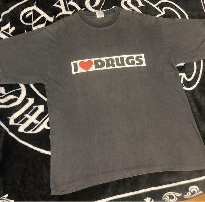 Vintage I Love Drugs Marilyn Manson Vintage T-shirt XL Gem