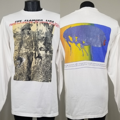 Vintage Flaming Lips T Shirt XL Double Sided Single Stitch Long Sleeve Tee