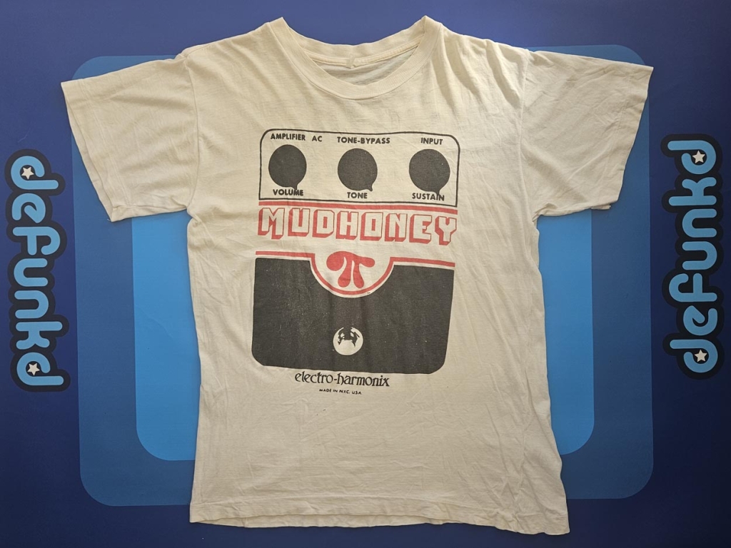 vintage mudhoney sub pop electro-harmonix t-shirt front