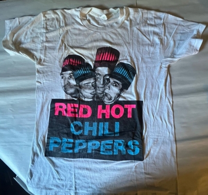 Vintage Red Hot Chili Peppers, T Shirt, 1984, XL, Used