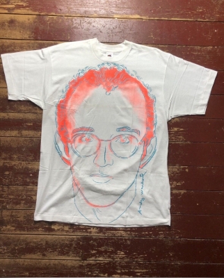 Vintage Andy Warhol Keith Haring Art Tea Shirt Print Rare Silk Screen