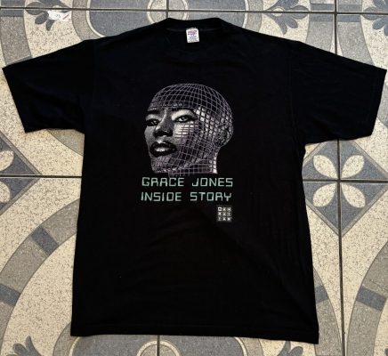 Deadstock NWOT 1986 80s Grace Jones Inside Story Album Promo Shirt